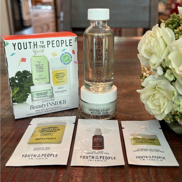 NEW Youth to the People CLEANSER, CREAM & MASK Sephora Beauty Insider + BONUSES! - Picture 1 of 9